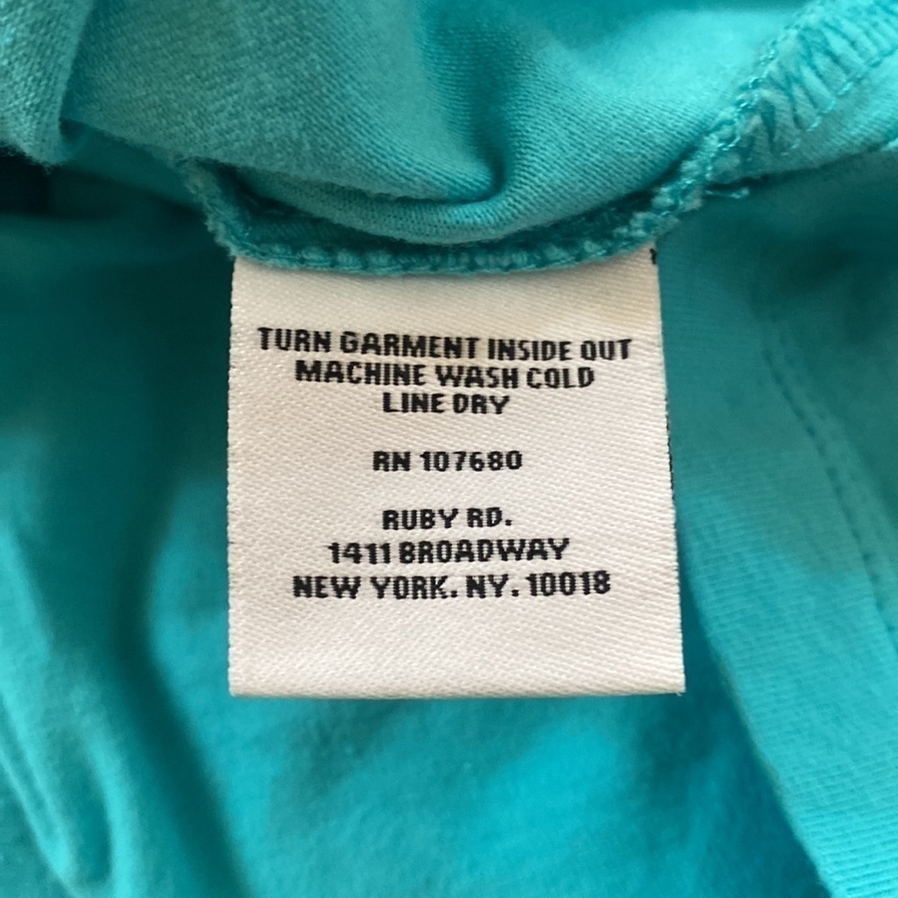 Ruby Rd. Teal Top With Embellishments. Size 2x - image 5